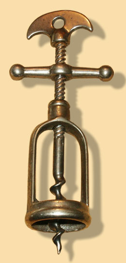 French wing nut corkscrew