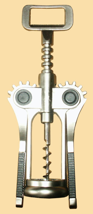 Stainless steel corkscrew